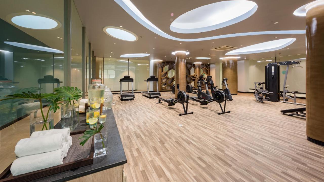 Oceanfront Beach Resort - Sha Extra Plus Patong Экстерьер фото The gym at the hotel